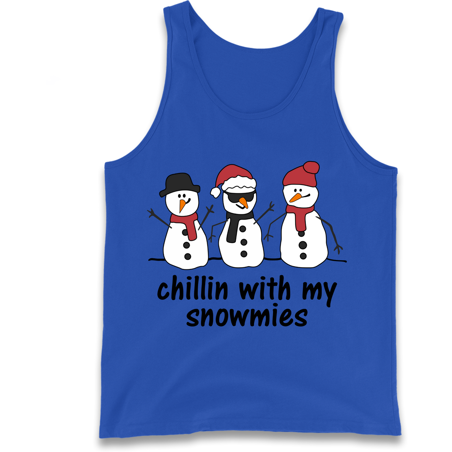 Chillin With My Snowmies Tank Top
