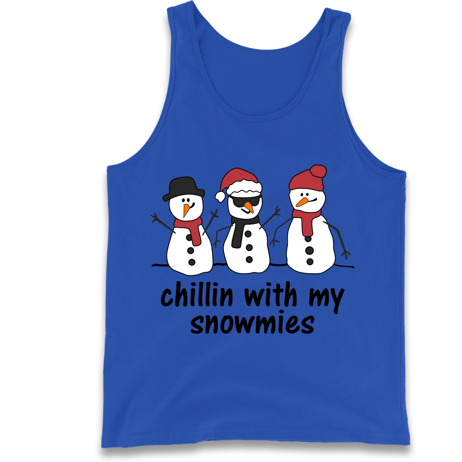 Chillin With My Snowmies Tank Top