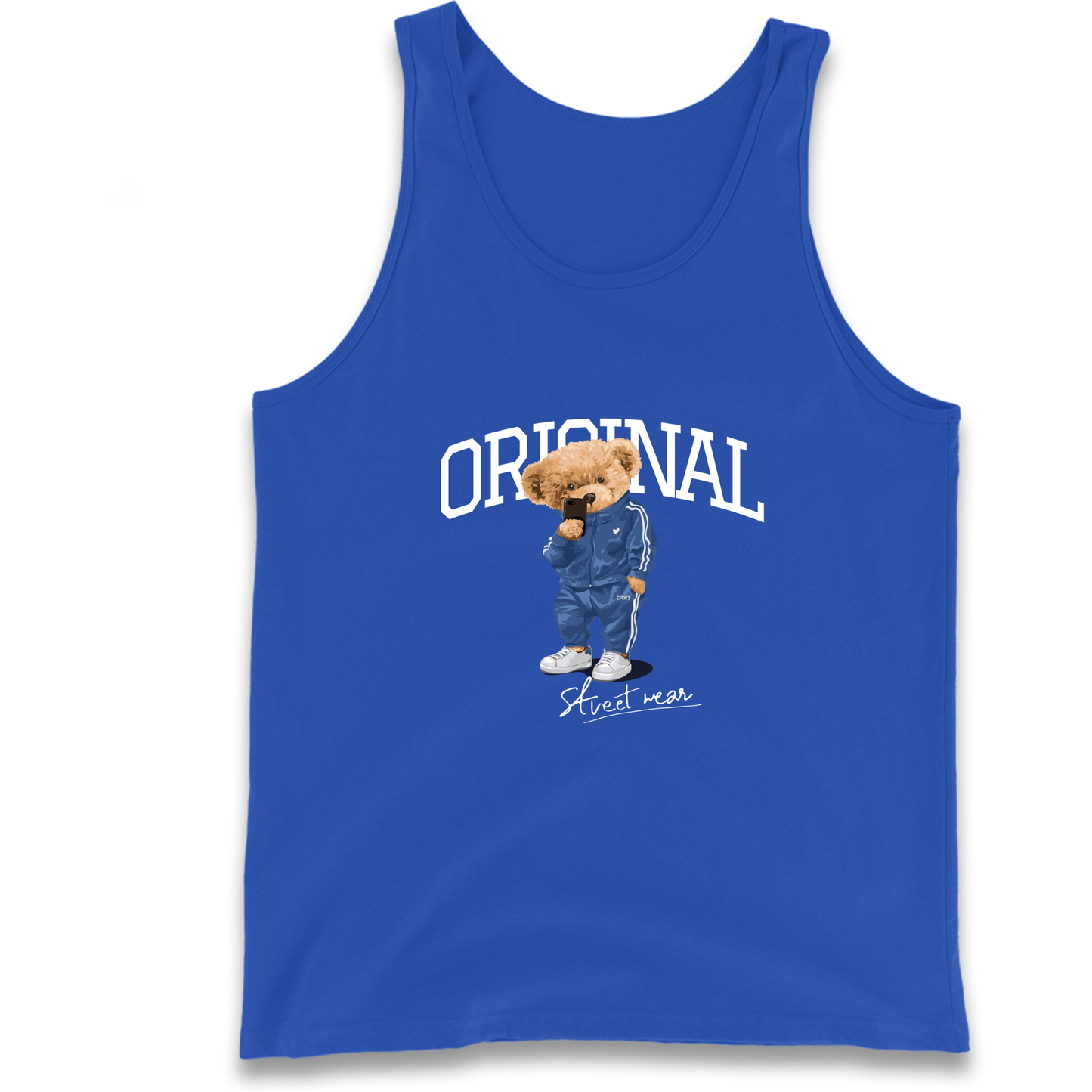 Teddy Bear Original Streetwear Tank Top