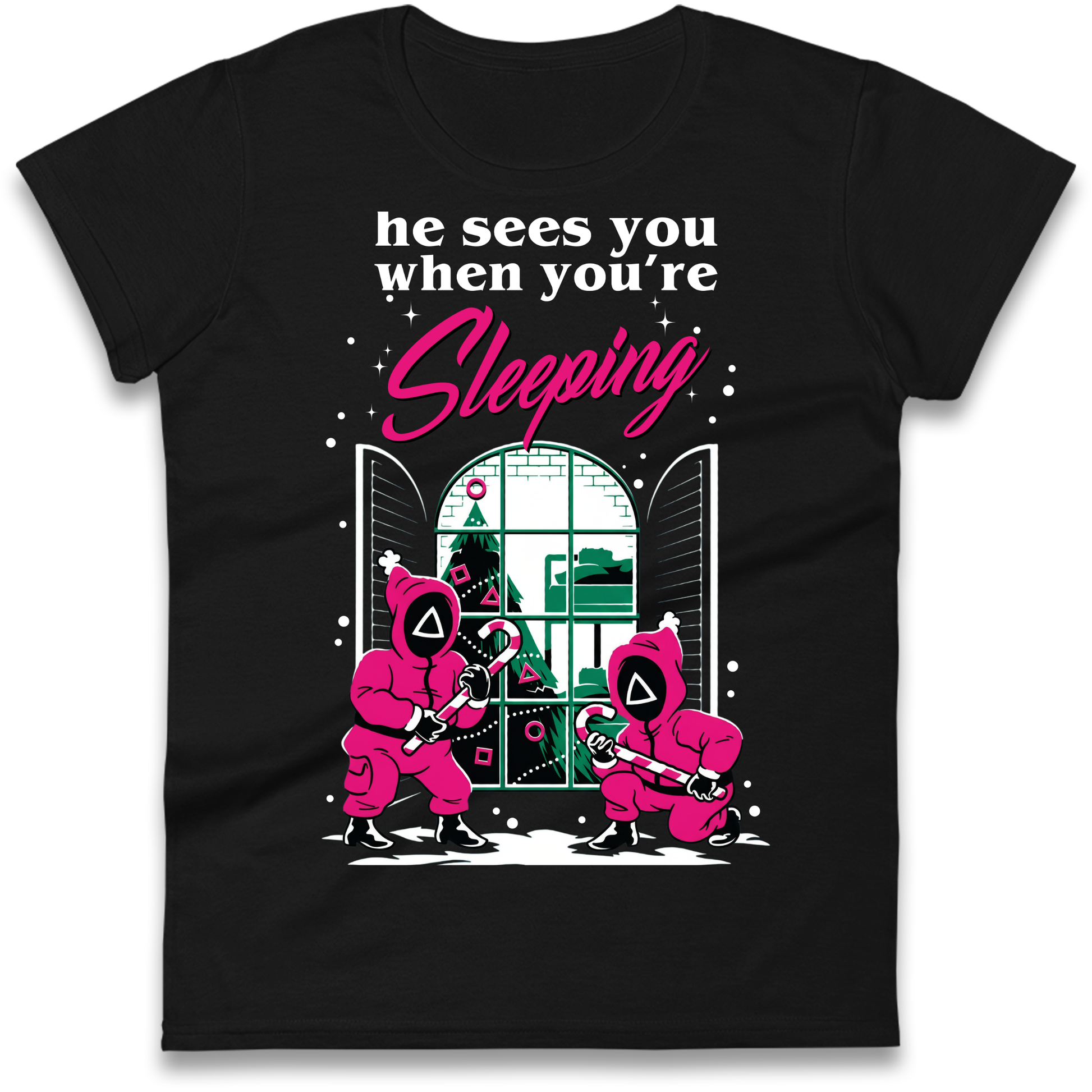 Squid Games Xmas Ladies Shirt