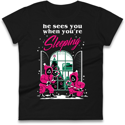 Squid Games Xmas Ladies Shirt