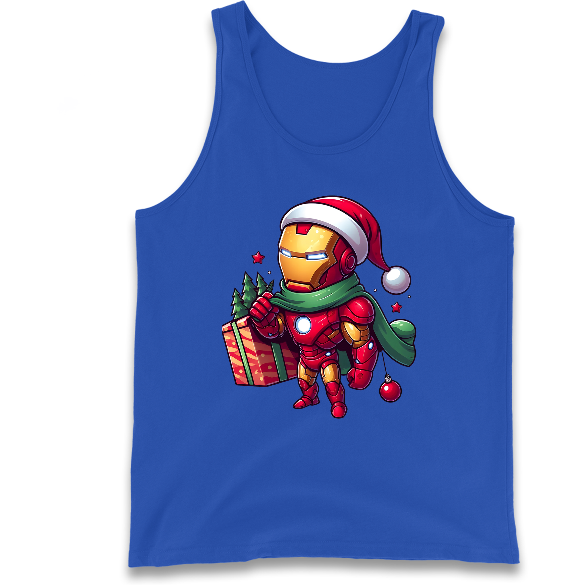 Ironman Santa Tank Top