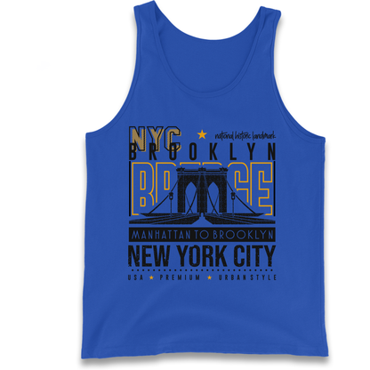 NYC Brooklyn Bridge Tank Top