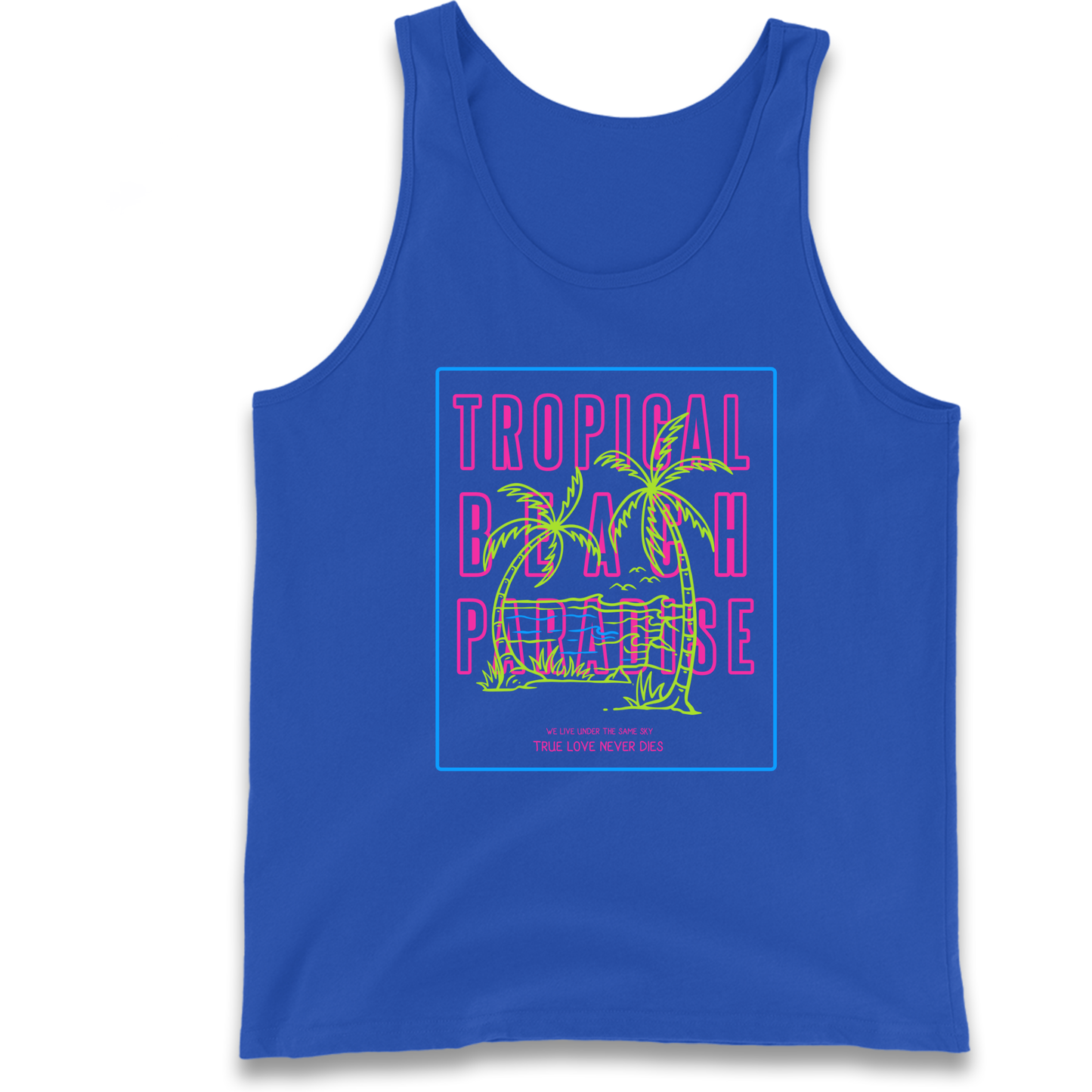 Tropical Beach Paradise Tank Top