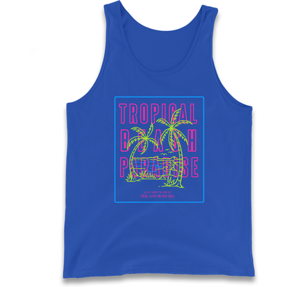 Tropical Beach Paradise Tank Top