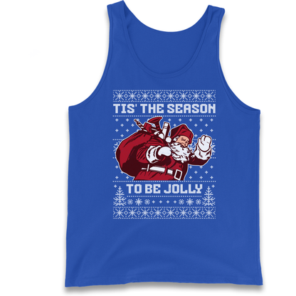Tis The Season To Be Jolly Christmas Tank Top