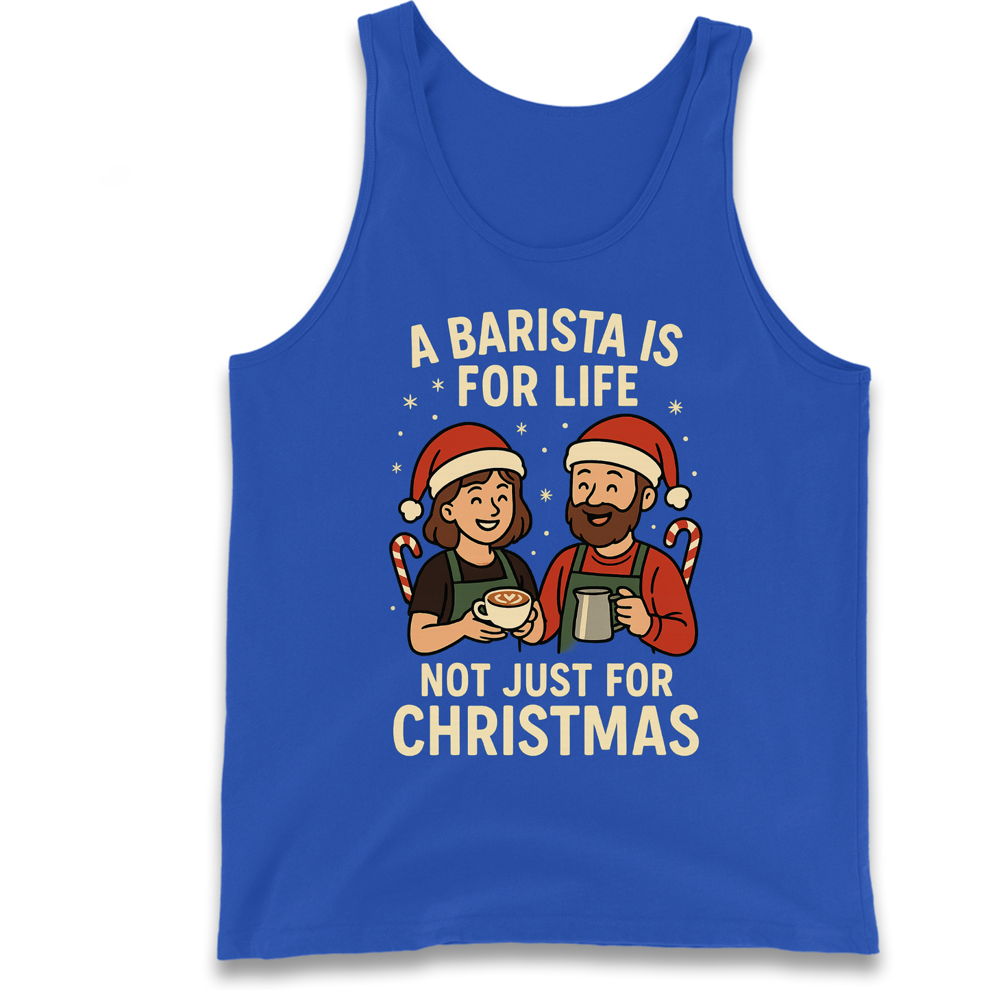 Barista Christmas Tank Top