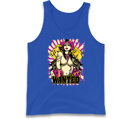Wanted Ace Of Spades Tank Top