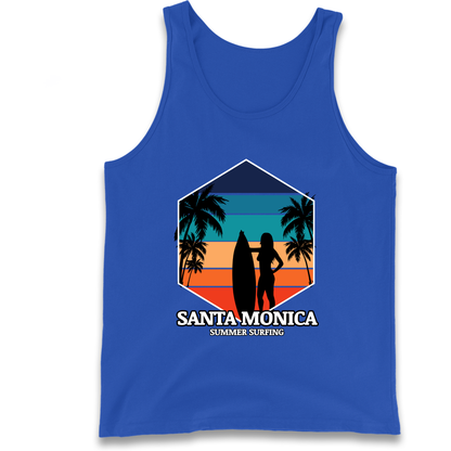 Santa Monica Summer Surfing Tank Top