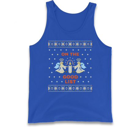 On The Good List Christmas Tank Top