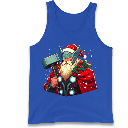Viking Thor Santa Tank Top