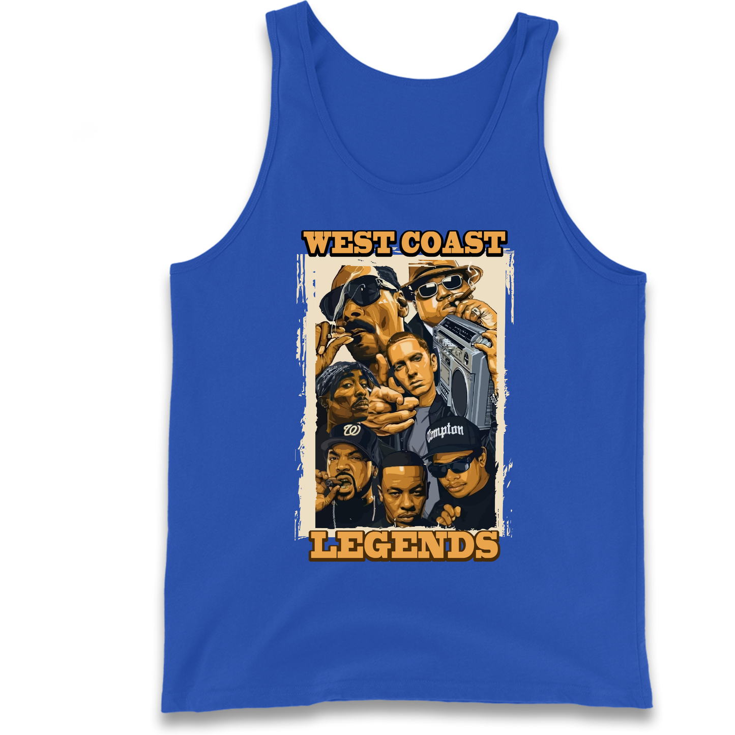 West Coast Legends Rappers Tank Top