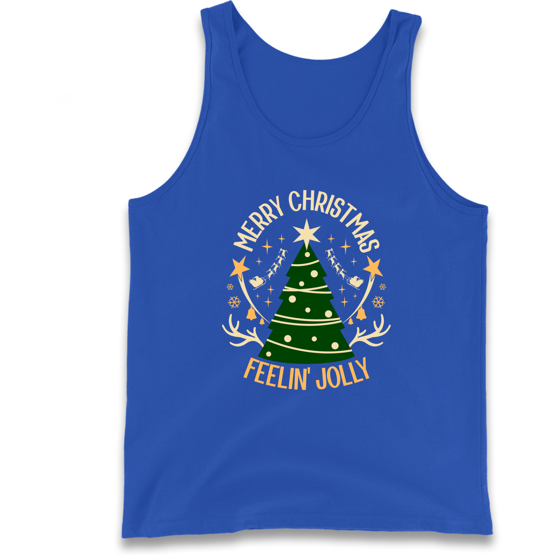Merry Christmas Feeling Jolly Christmas Tank Top