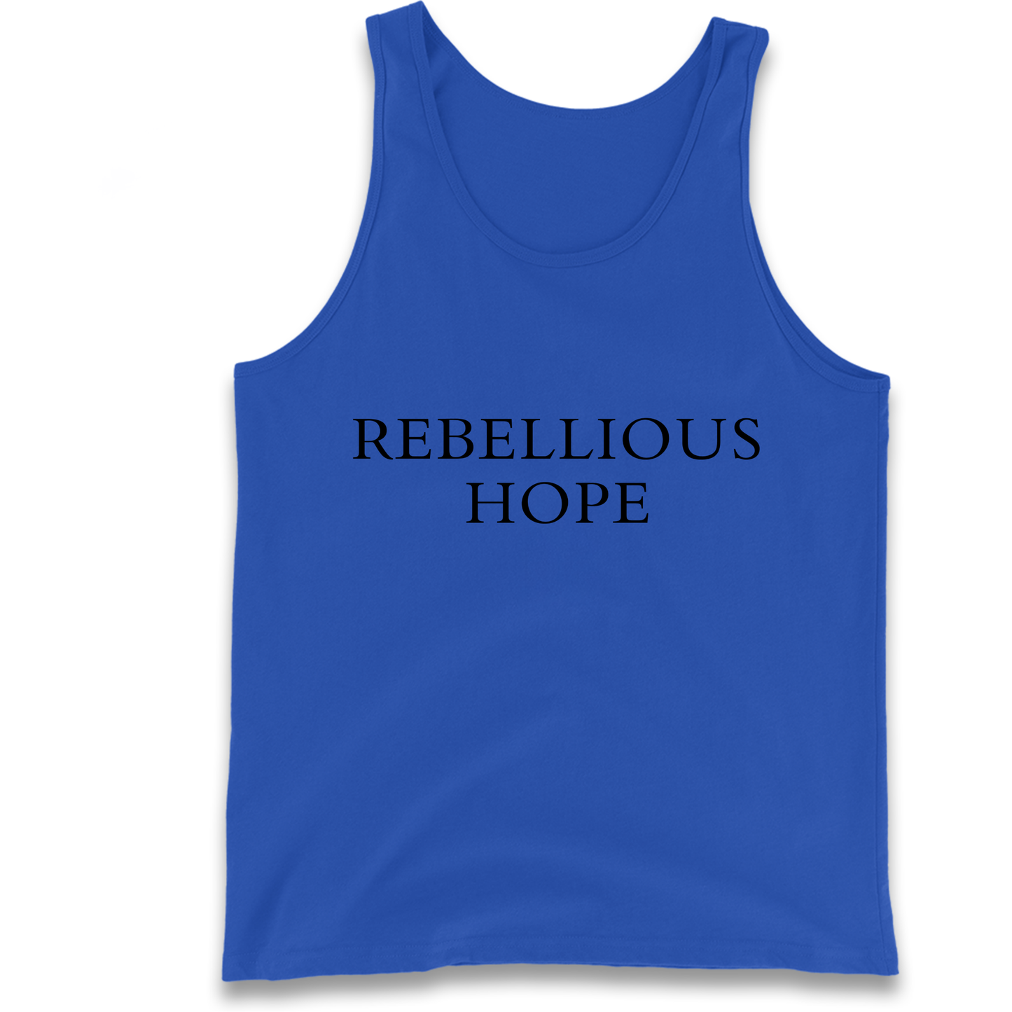 Rebellious Hope Embroidered Tank Top