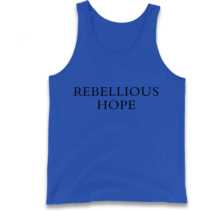 Rebellious Hope Embroidered Tank Top