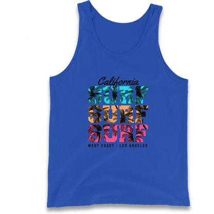 California Surf Surf Surf Tank Top