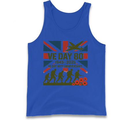 VE Day 80th Anniversary 1945 2025 Tank Top