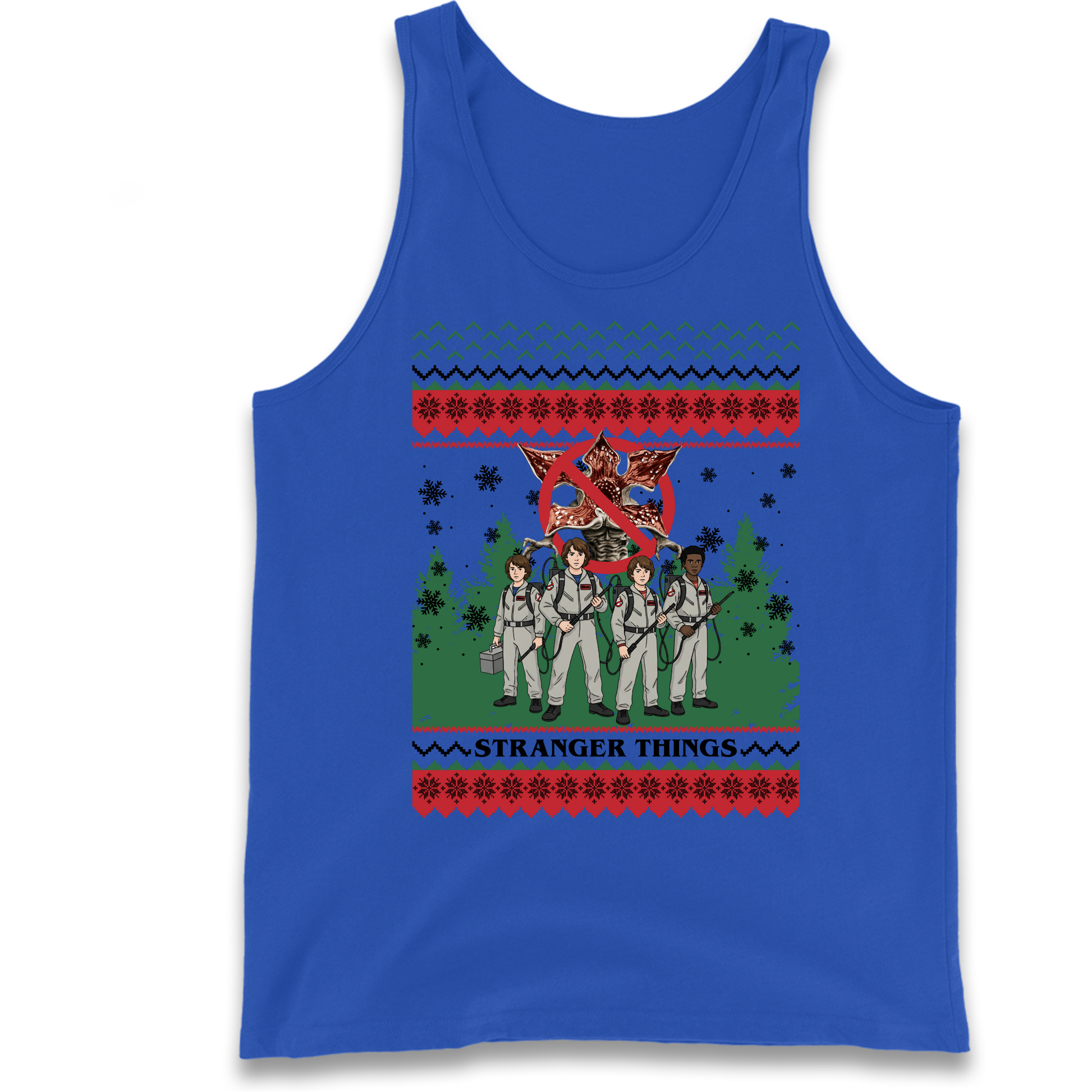 Stranger Things Demogorgon Christmas Tank Top