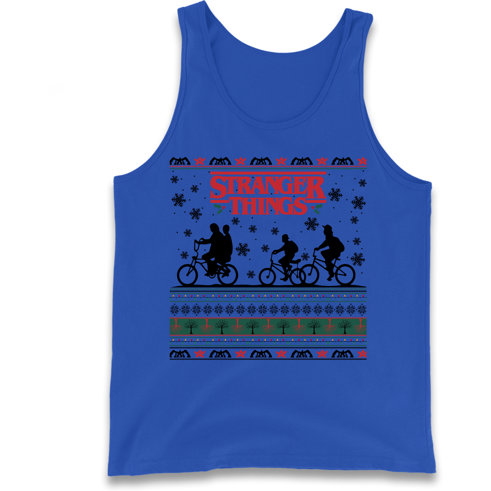 Stranger Things Christmas Tank Top