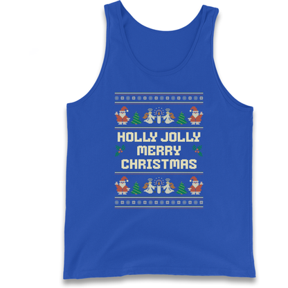 Holly Jolly Merry Christmas Tank Top