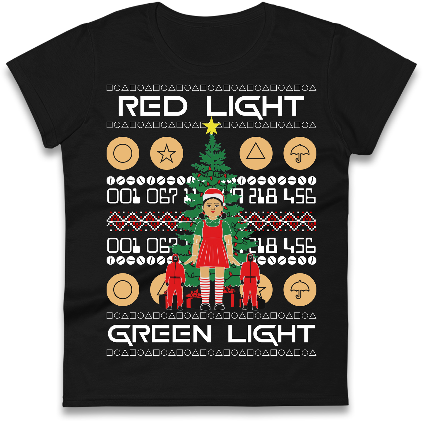 Squid Game Christmas Ladies Shirt