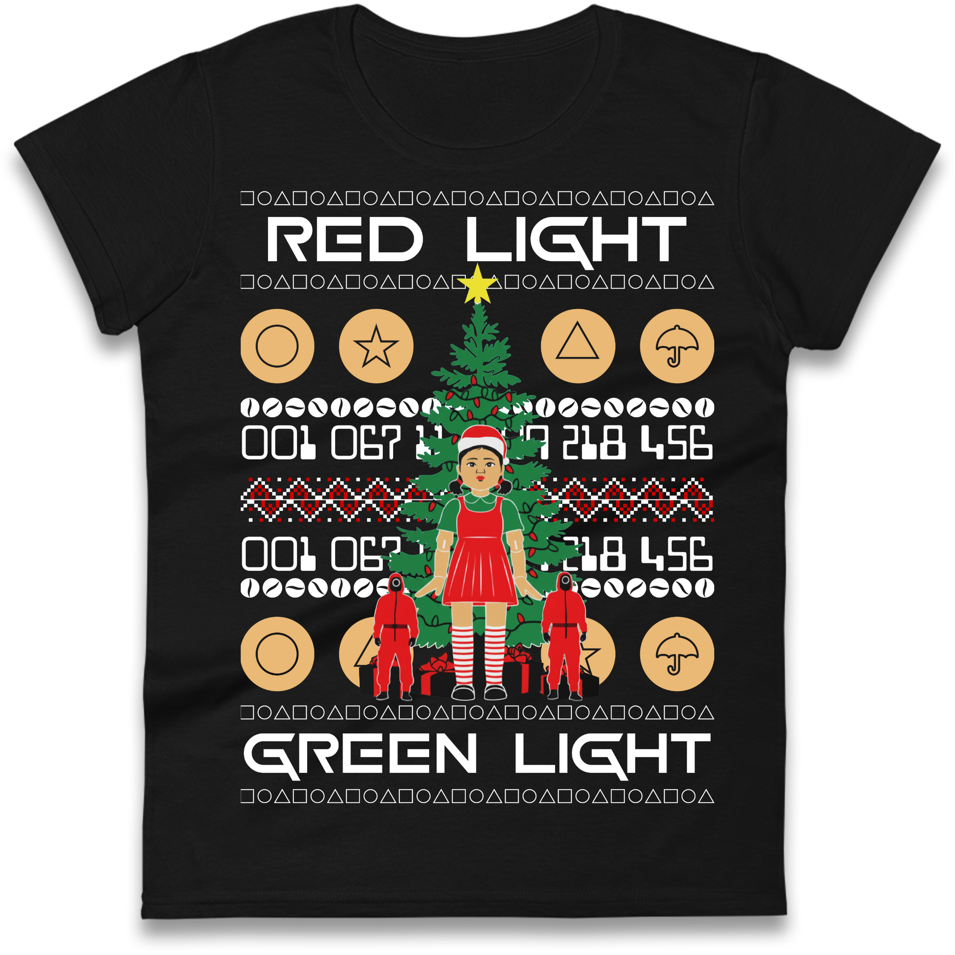 Squid Game Christmas Ladies Shirt