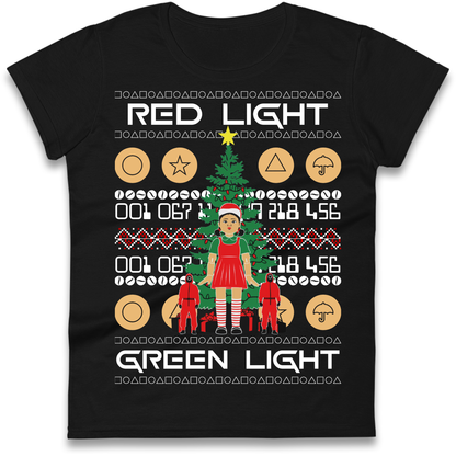Squid Game Christmas Ladies Shirt