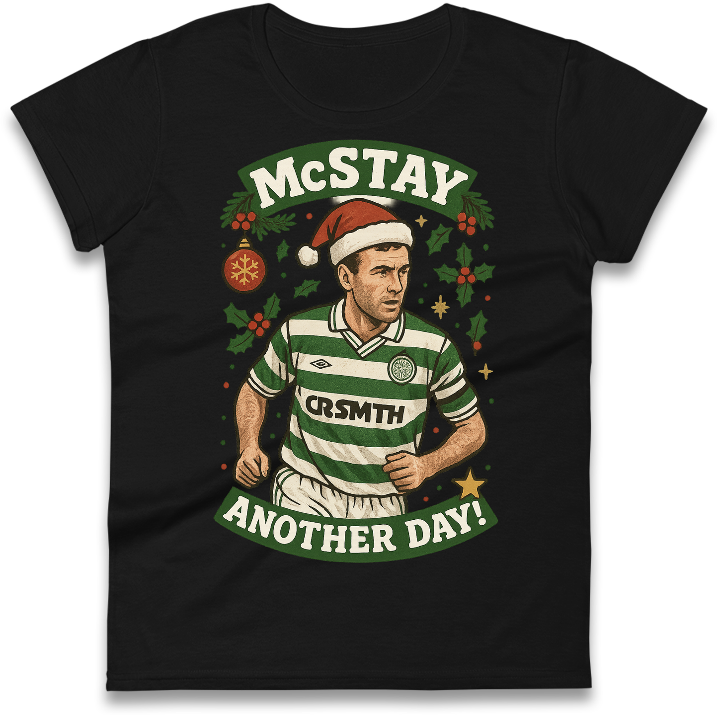 Paul McStay Celtic Christmas Ladies Shirt