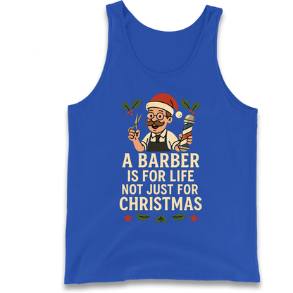 Barber Christmas Tank Top