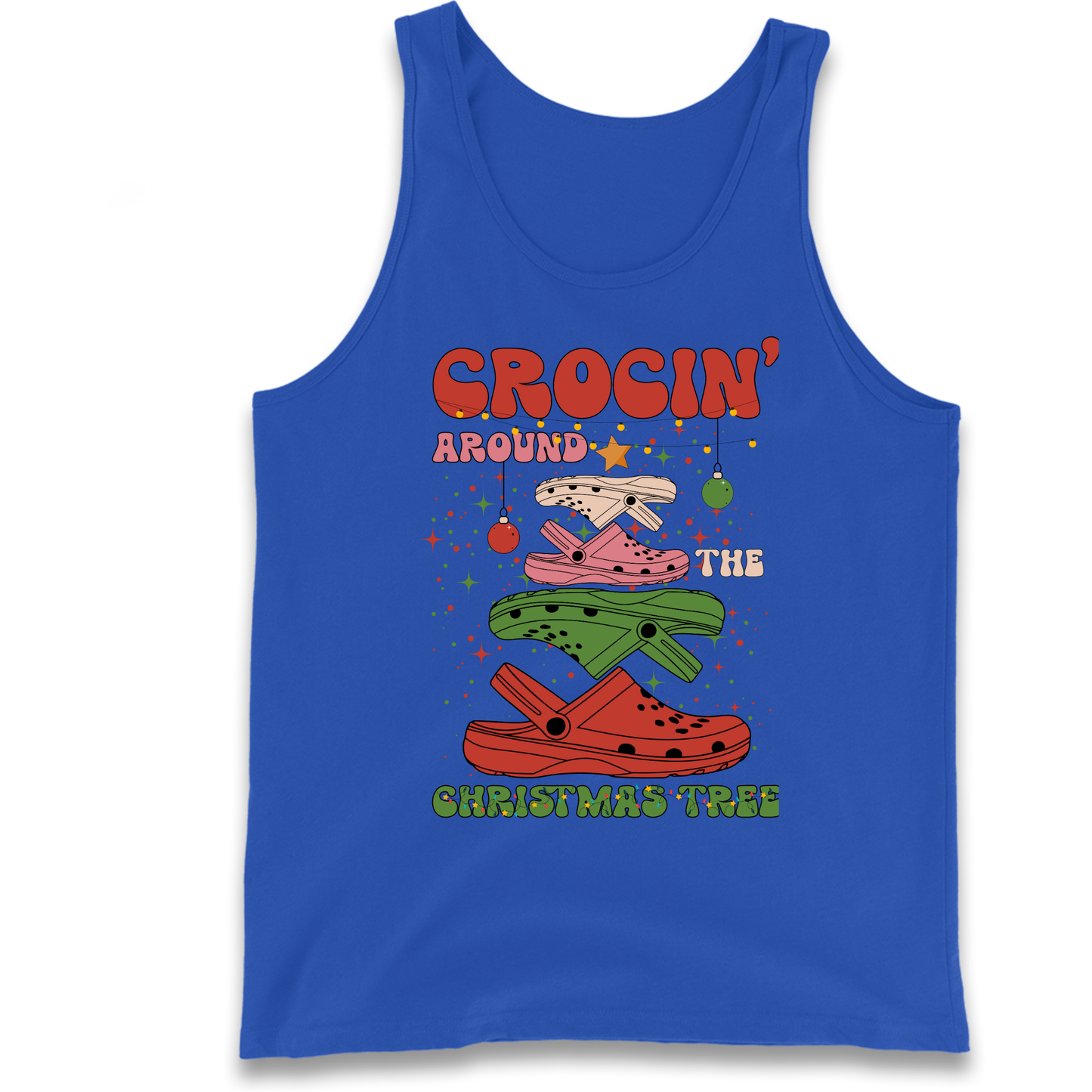Crockin Around the Christmas Tree Christmas Tank Top