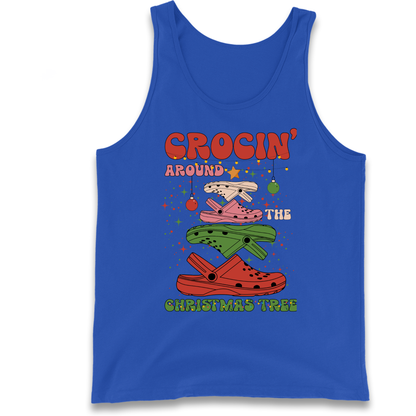 Crockin Around the Christmas Tree Christmas Tank Top
