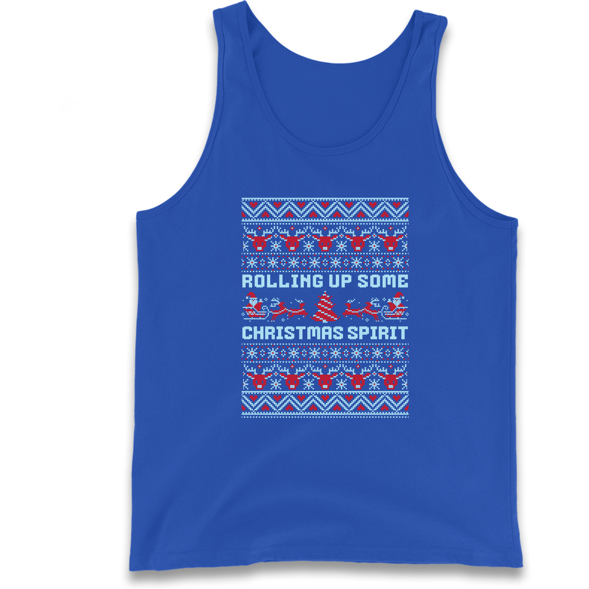 Rolling up Some Christmas Spirit Tank Top