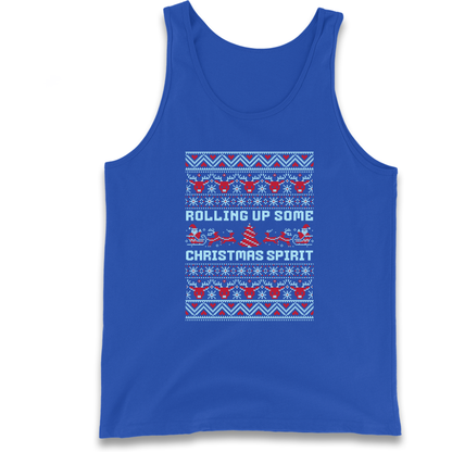 Rolling up Some Christmas Spirit Tank Top