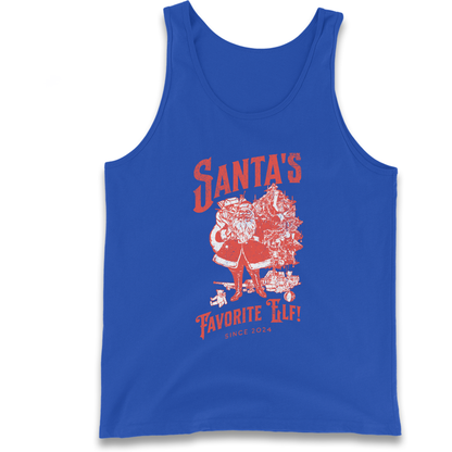 Santas Favourite Elf Christmas Tank Top
