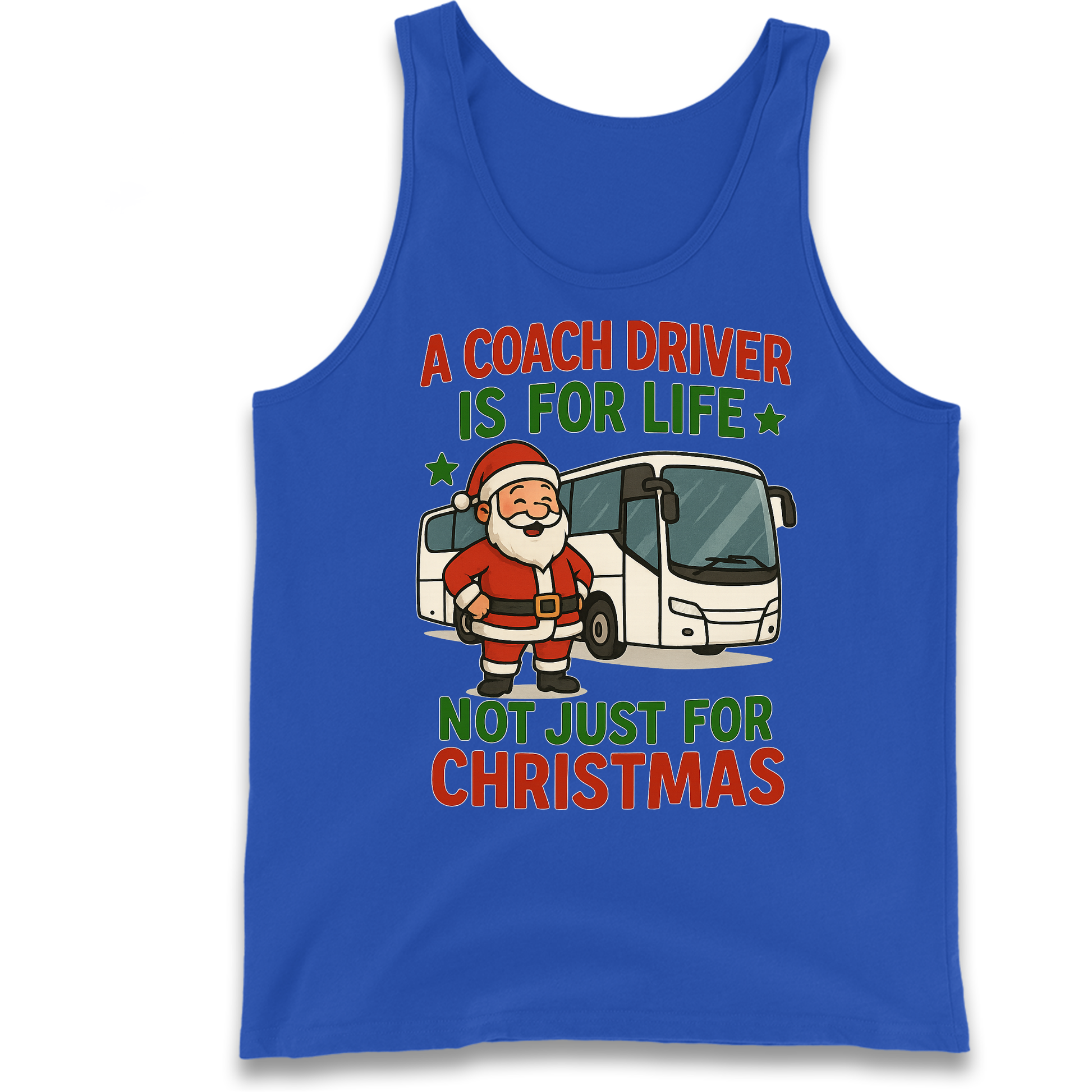 Coach Driver Christmas Tank Top