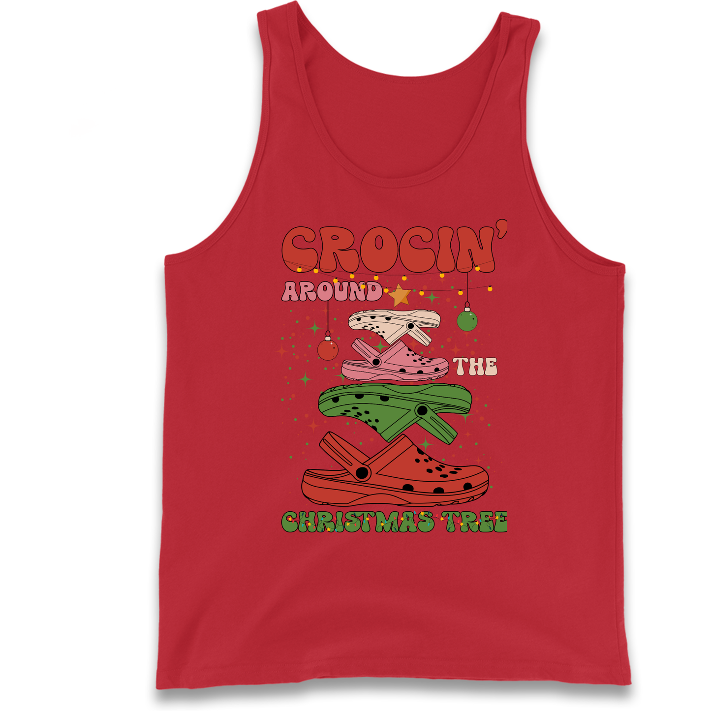 Crockin Around the Christmas Tree Christmas Tank Top