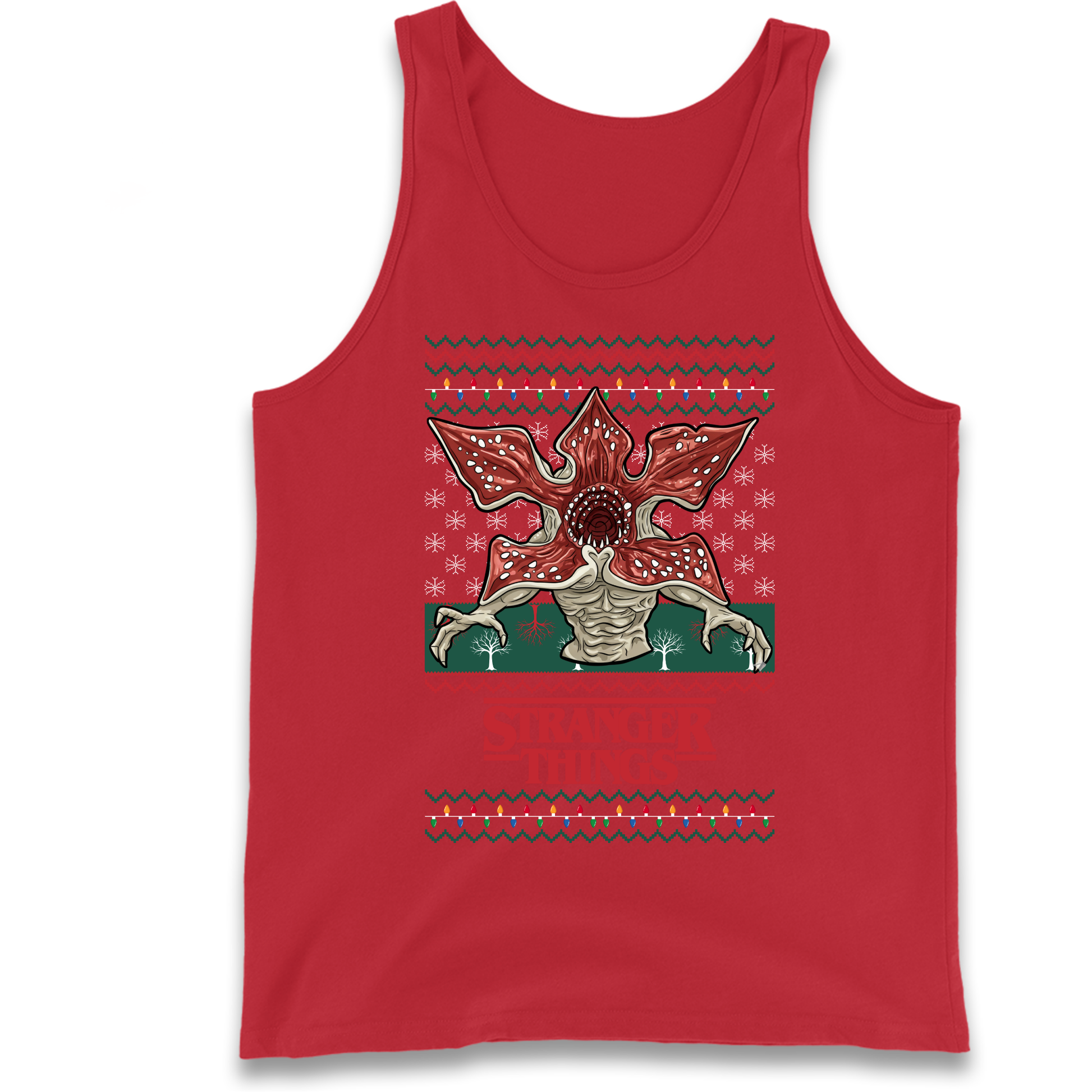 Demogorgon Christmas Tank Top