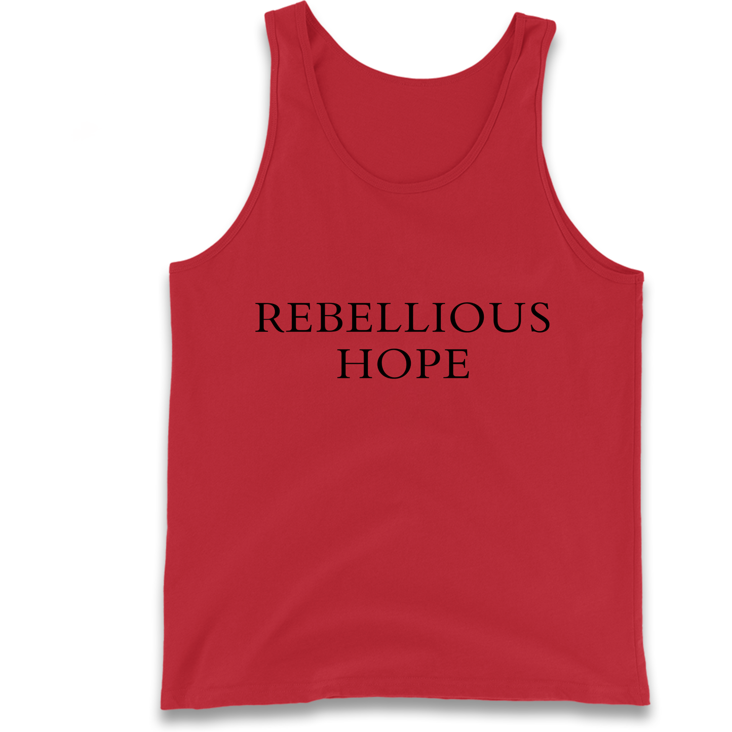 Rebellious Hope Embroidered Tank Top