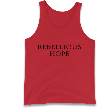 Rebellious Hope Embroidered Tank Top