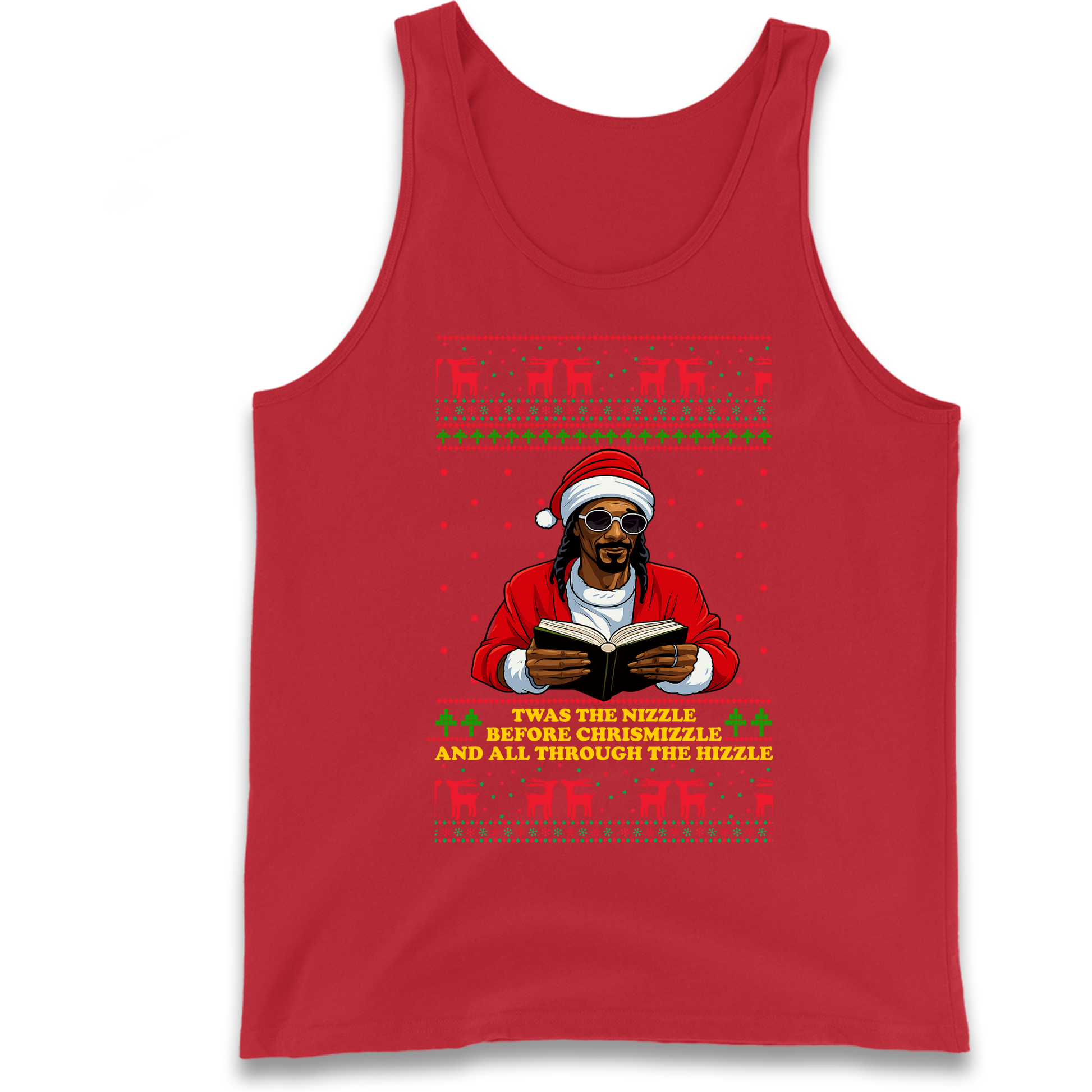Snoop Dogg Nizzle Christmas Tank-Top