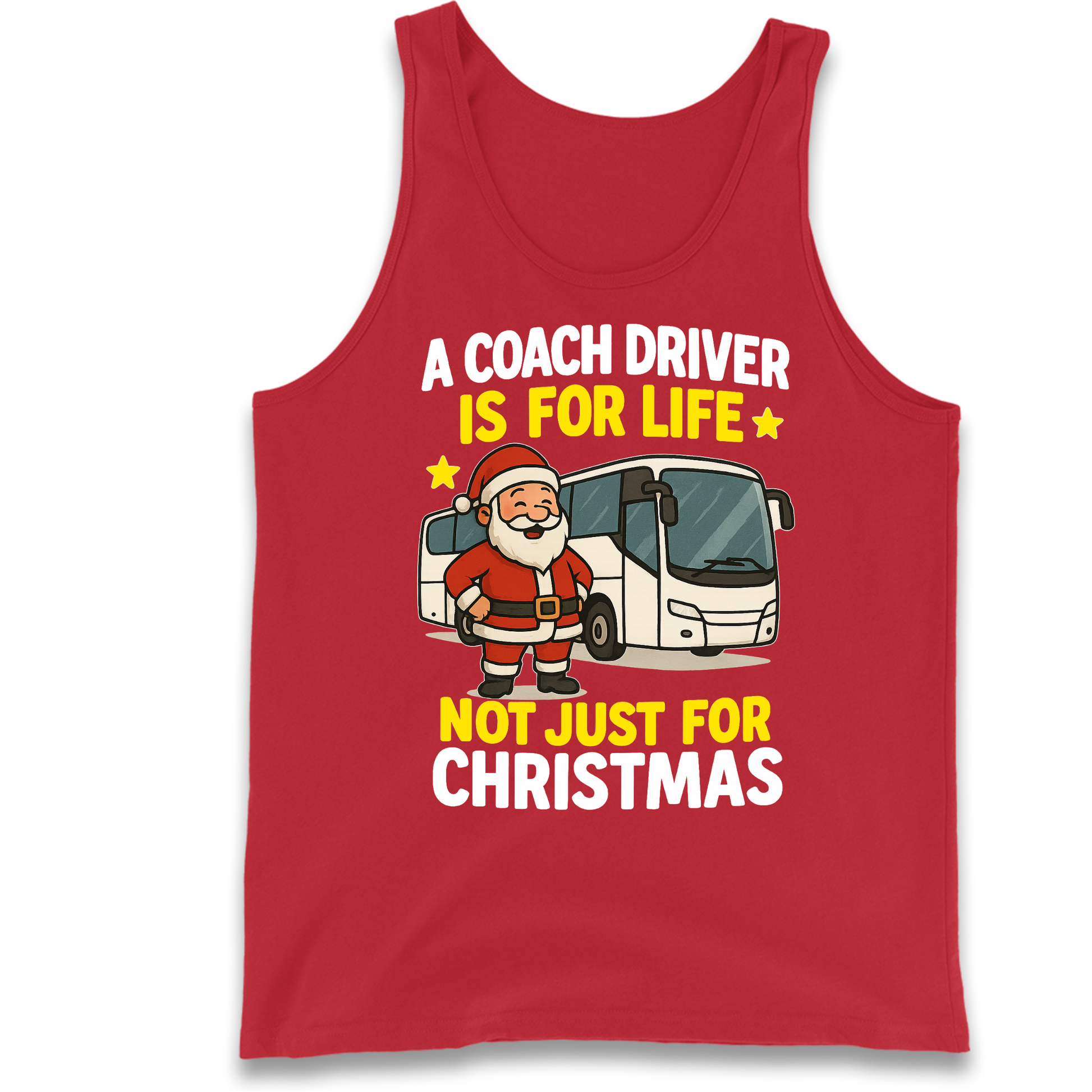 Coach Driver Christmas Tank Top