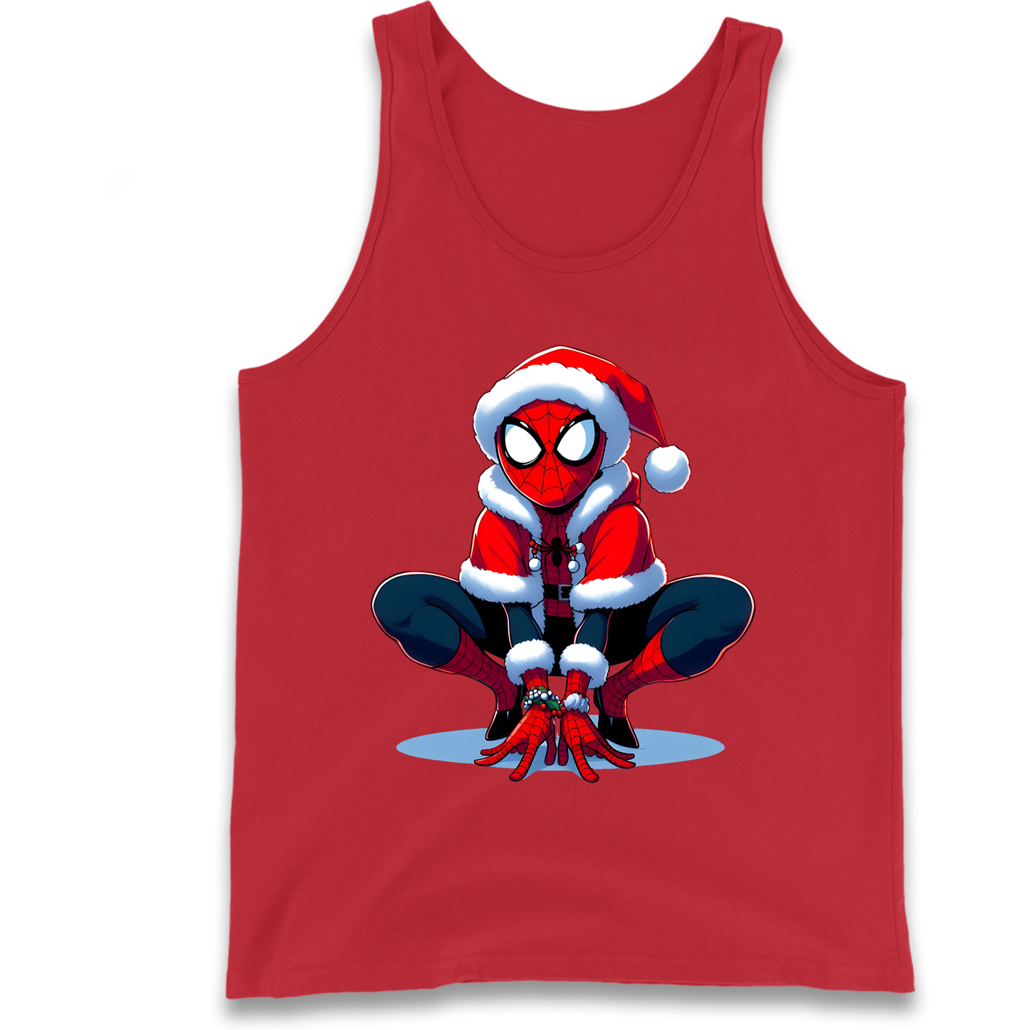 Spiderman Santa Tank Top