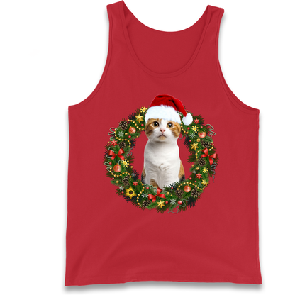 Cat Christmas Tank Top