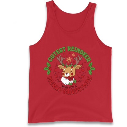 Cutest Reindeer Tank Top