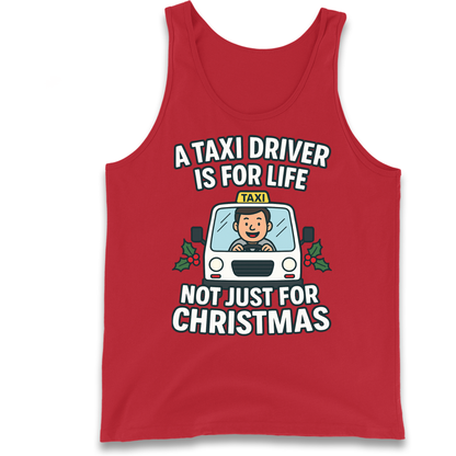Taxi Driver Christmas Tank Top