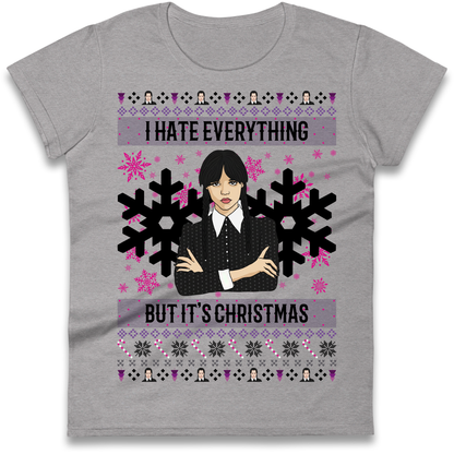 Wednesday addams Christmas Ladies Shirt