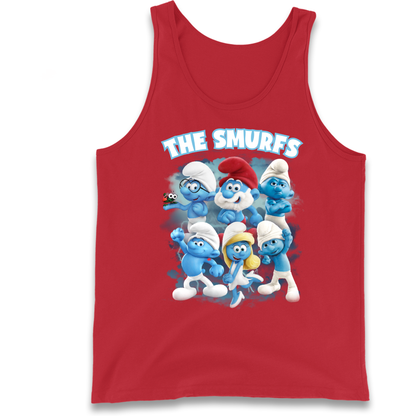 The Smurfs Bootleg Tank Top