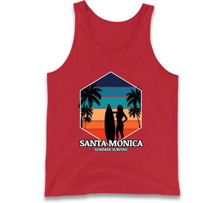 Santa Monica Summer Surfing Tank Top