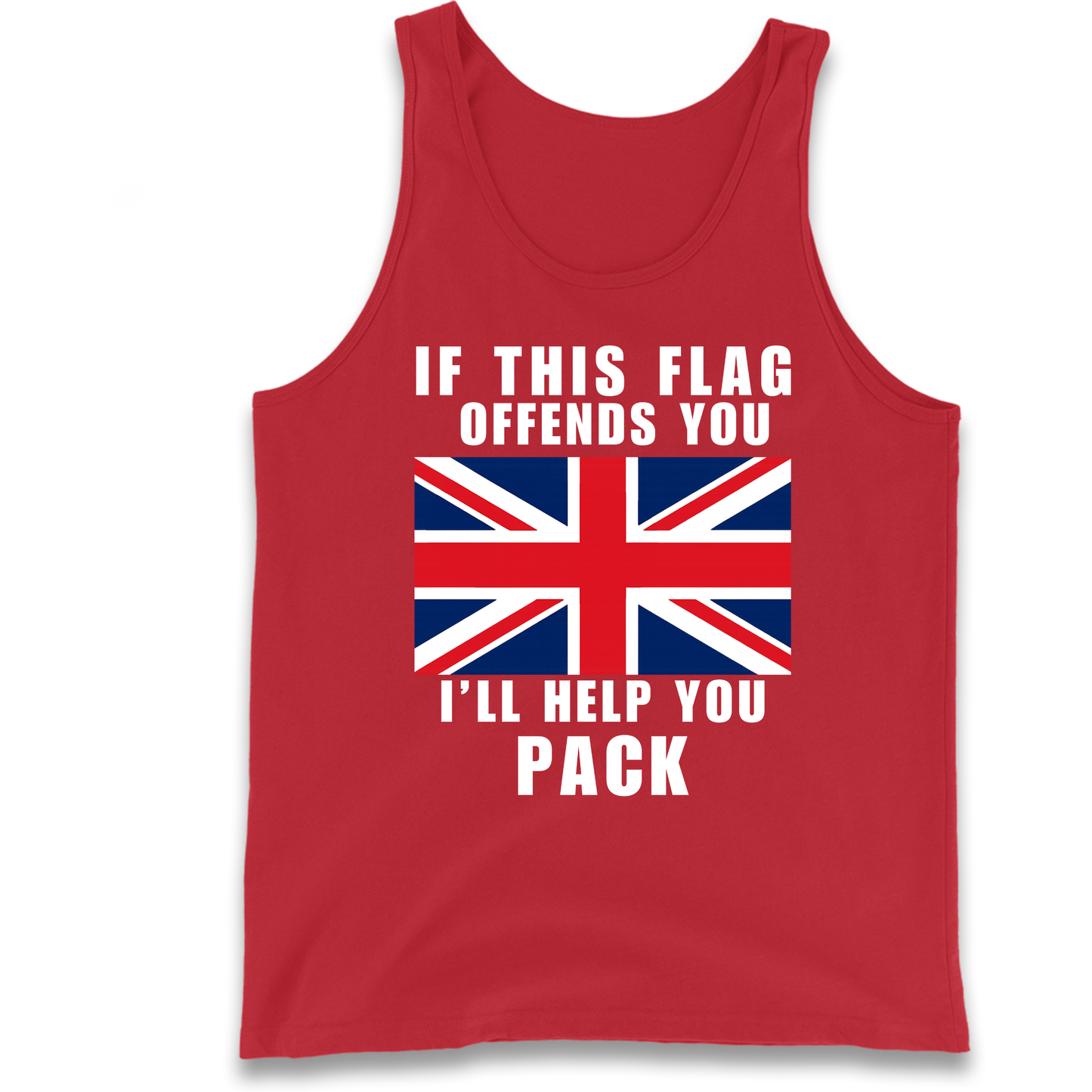 If This Flag Offends You I Will Help You Pack Tank Top