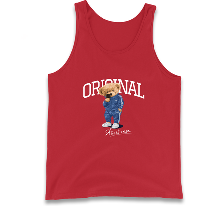 Teddy Bear Original Streetwear Tank Top